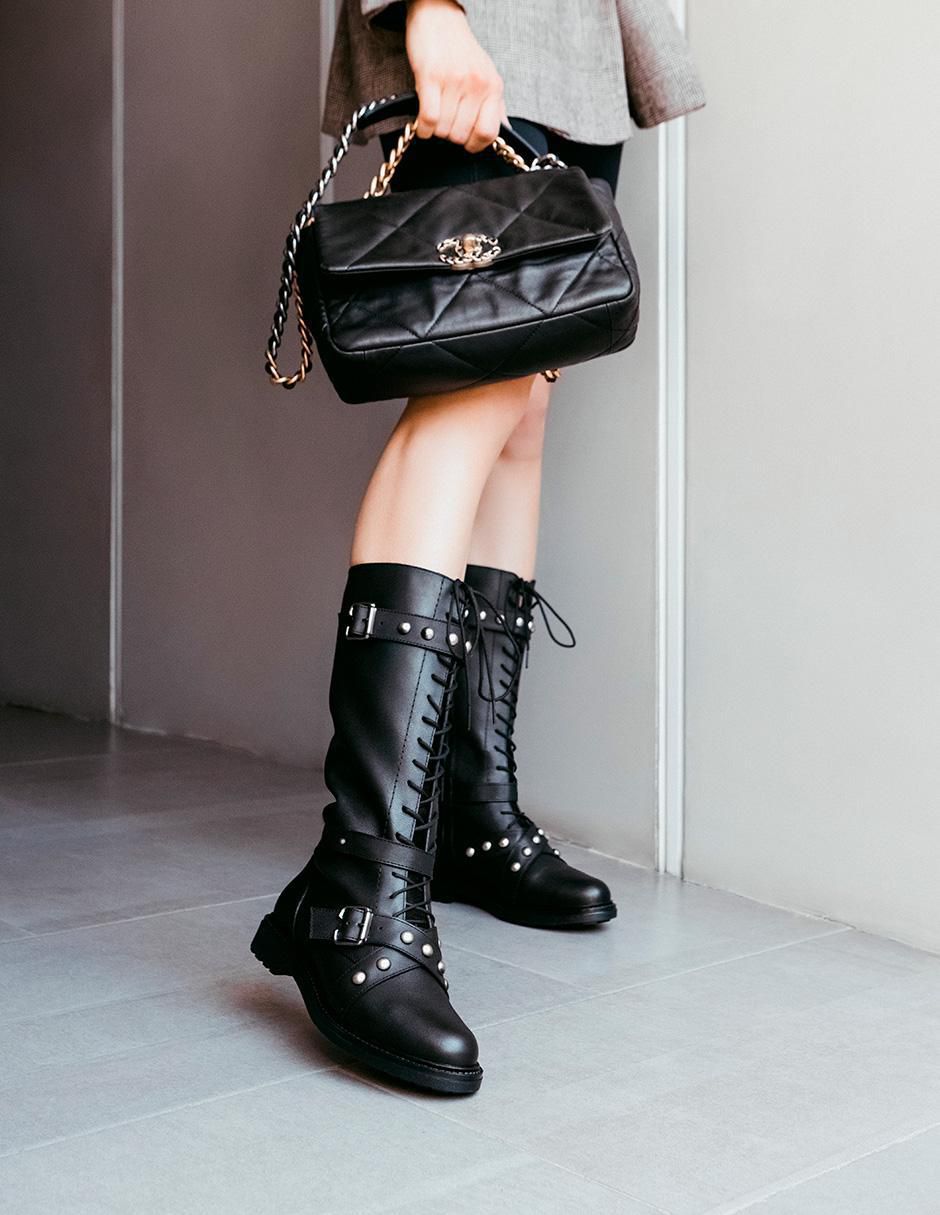 Bota media pierna Elán Choose Your Way de piel para mujer