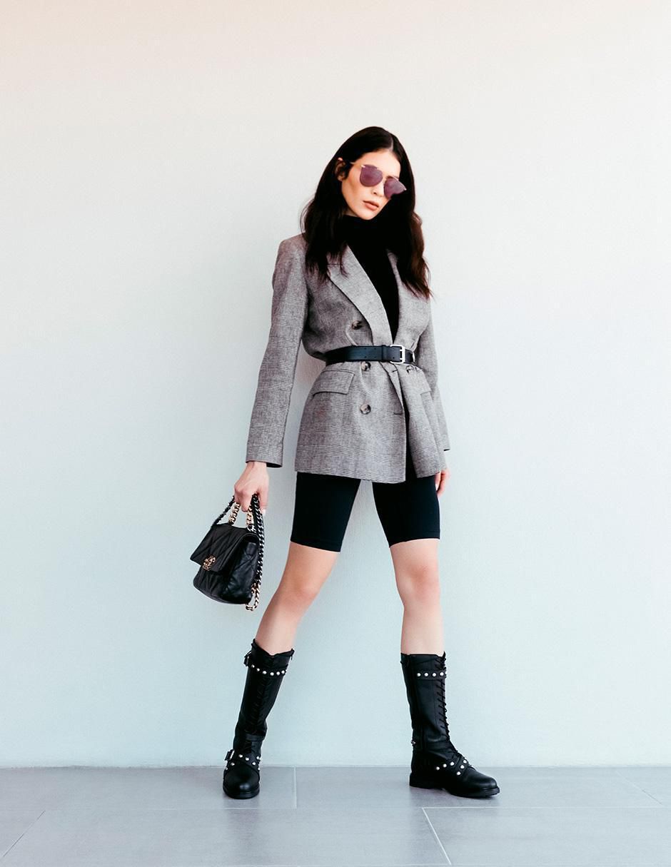 Bota media pierna Elán Choose Your Way de piel para mujer