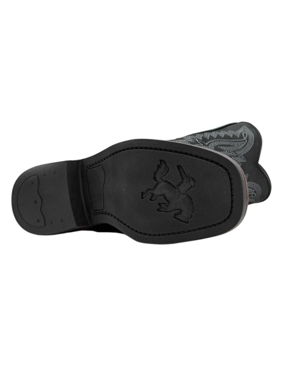 Bota cowboy media pierna Rbsoul de piel para mujer 2
