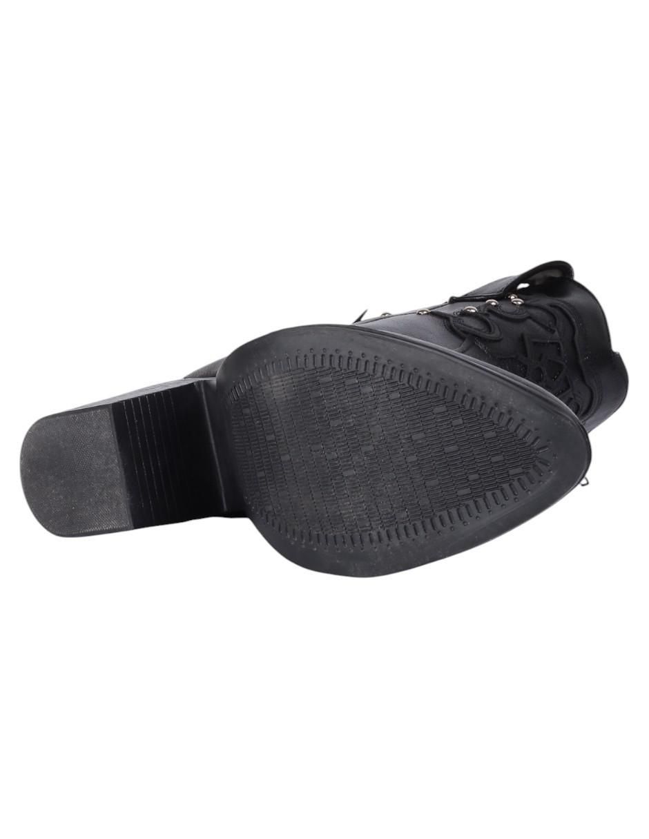 Bota arriba del tobillo de piel para mujer
