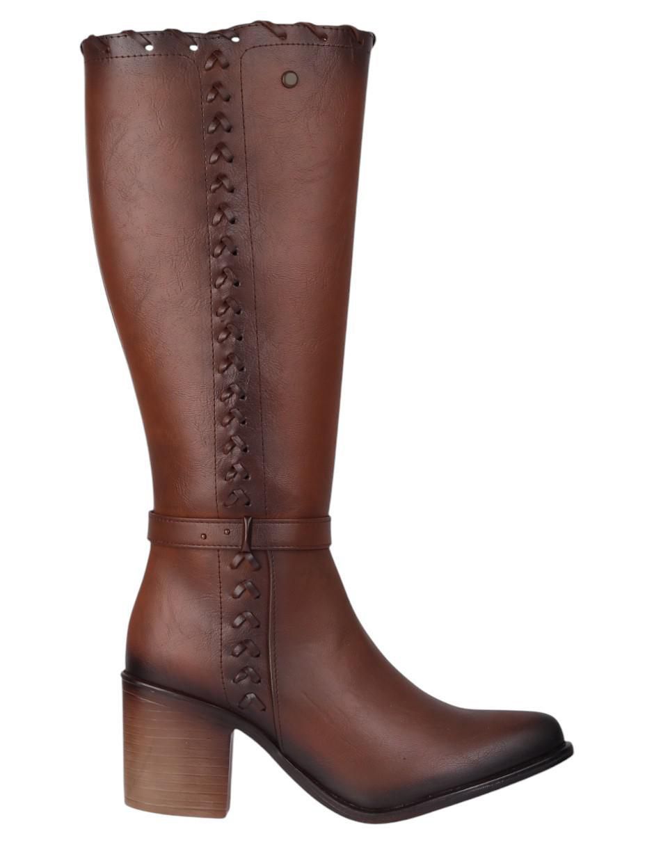 Bota abajo de la rodilla Rbcollection Rbvegano de piel para mujer