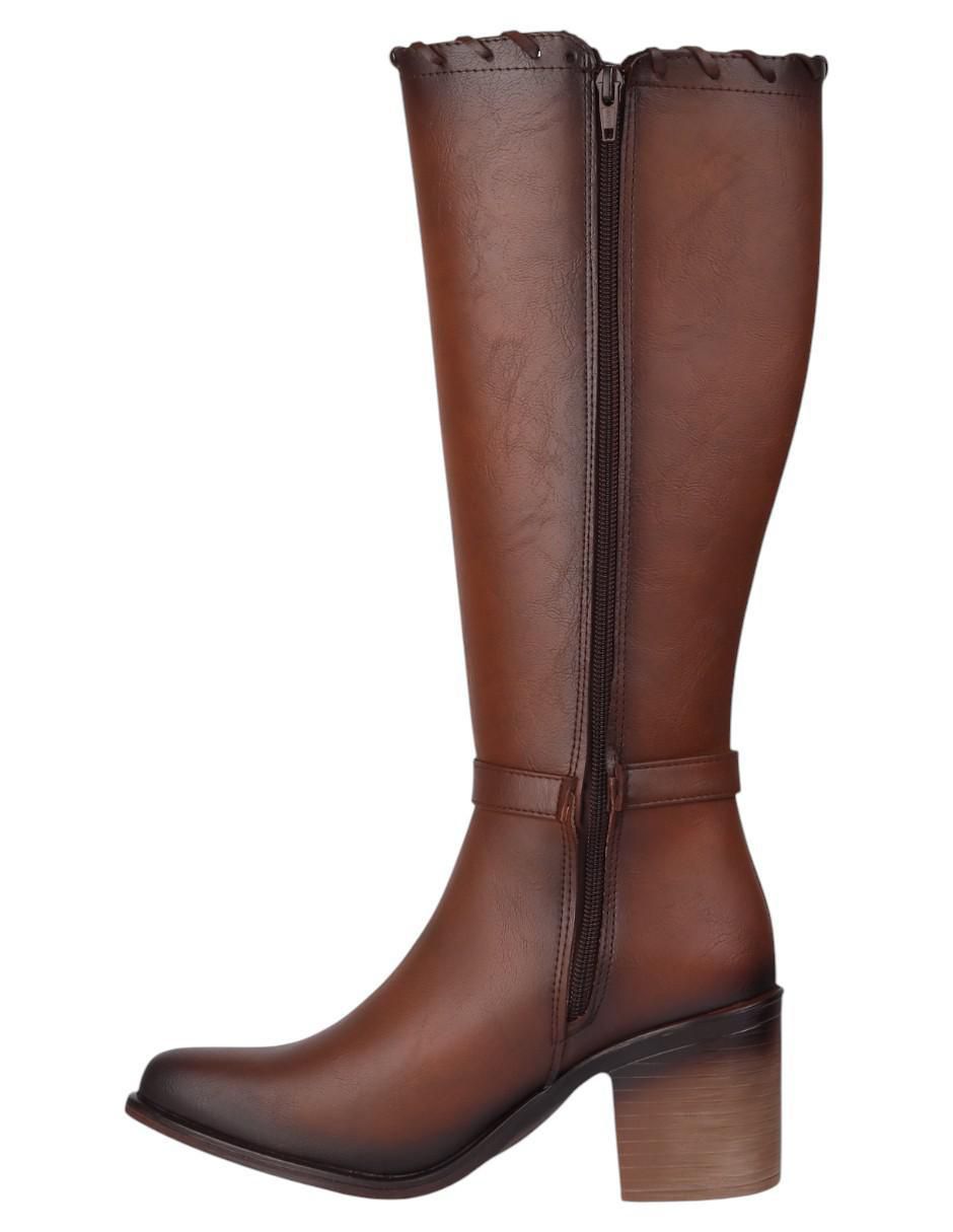 Bota abajo de la rodilla Rbcollection Rbvegano de piel para mujer