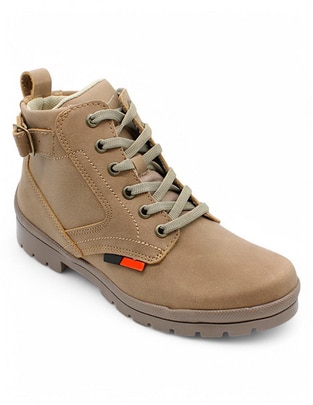 Bota al tobillo Rbvegano de piel para mujer 1