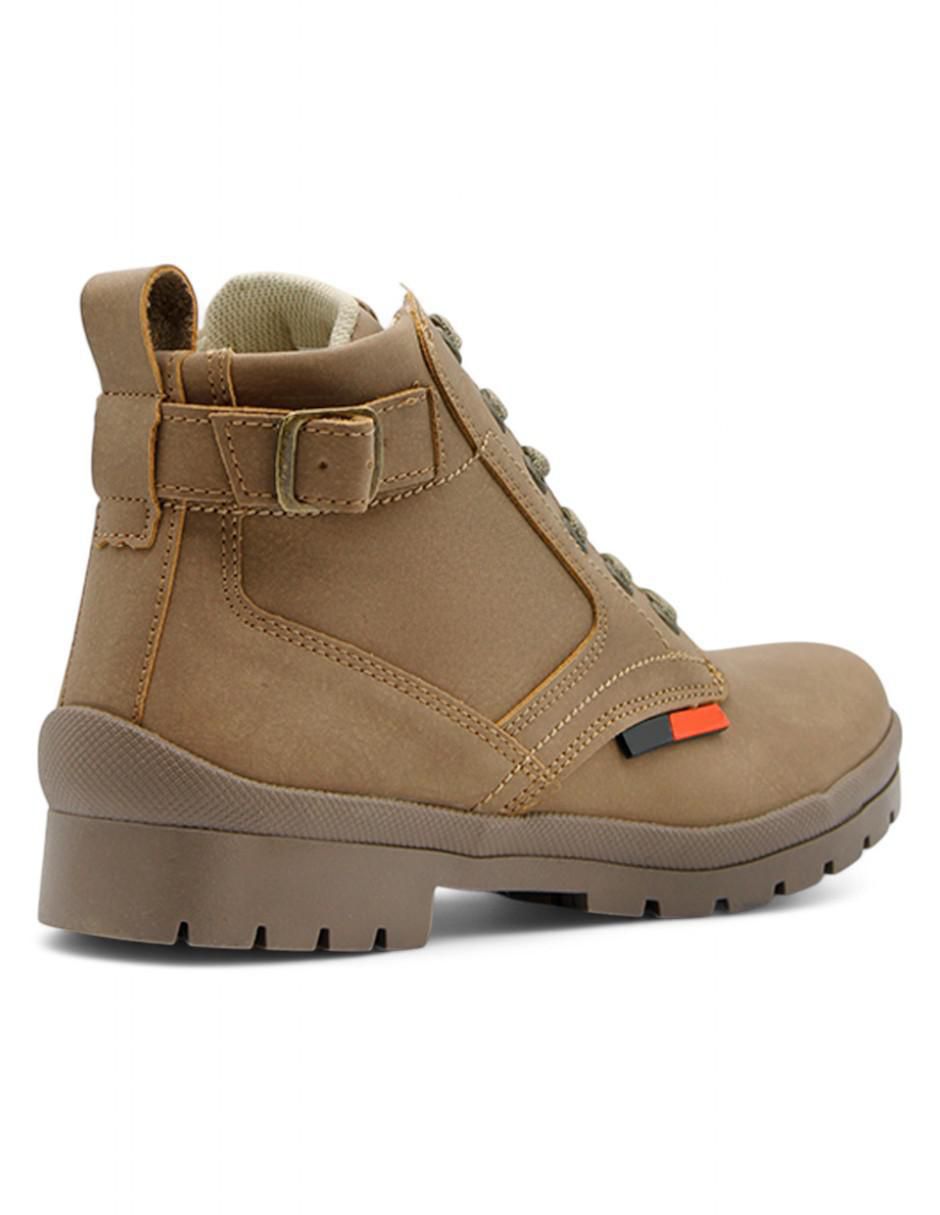 Bota al tobillo Rbvegano de piel para mujer 3