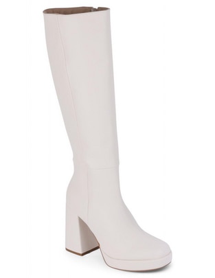 Bota abajo de la rodilla Rbvegano de piel para mujer Bota abajo de la rodilla Rbvegano de piel para mujer