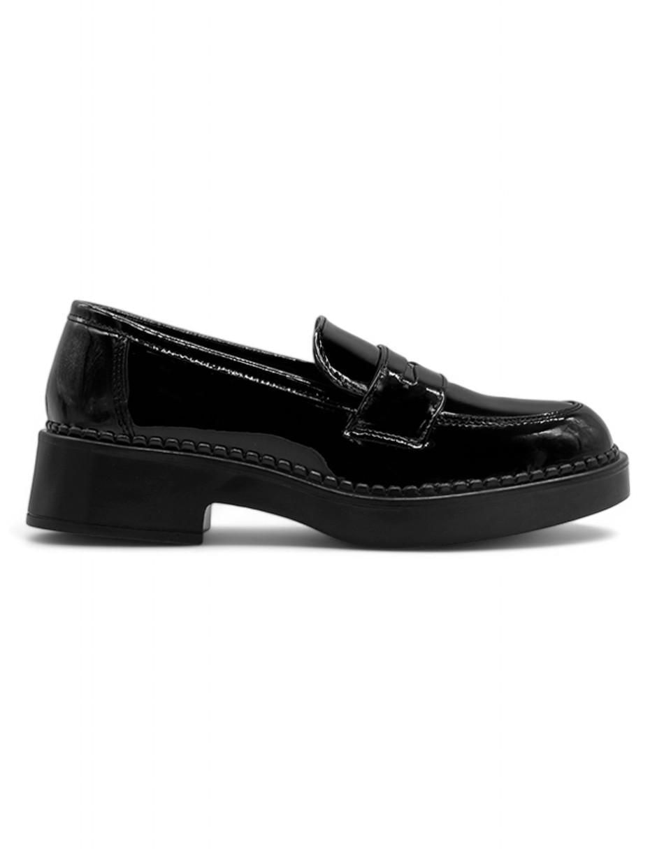 Mocasín Rbcollection de charol para mujer