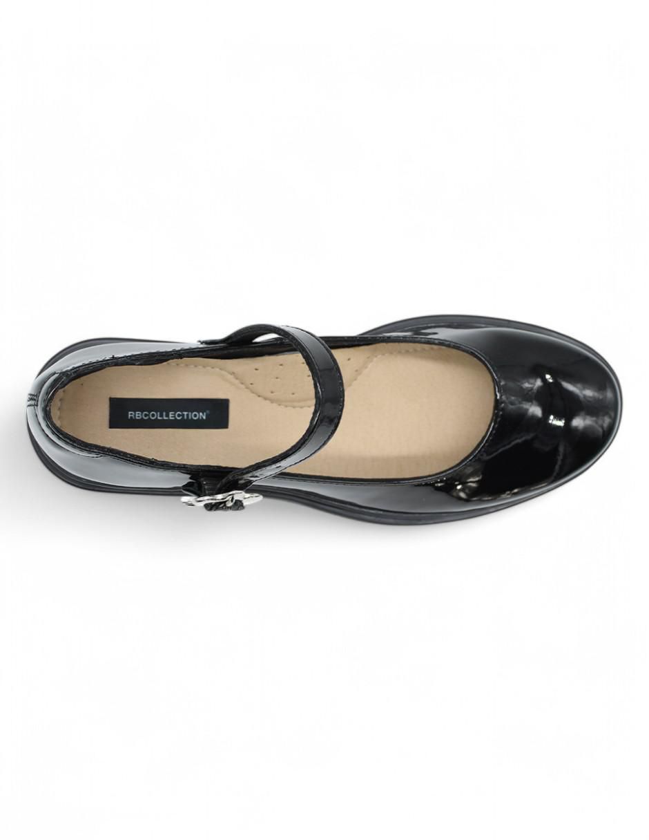 Zapato Mary Jane Rbcollection de charol para mujer