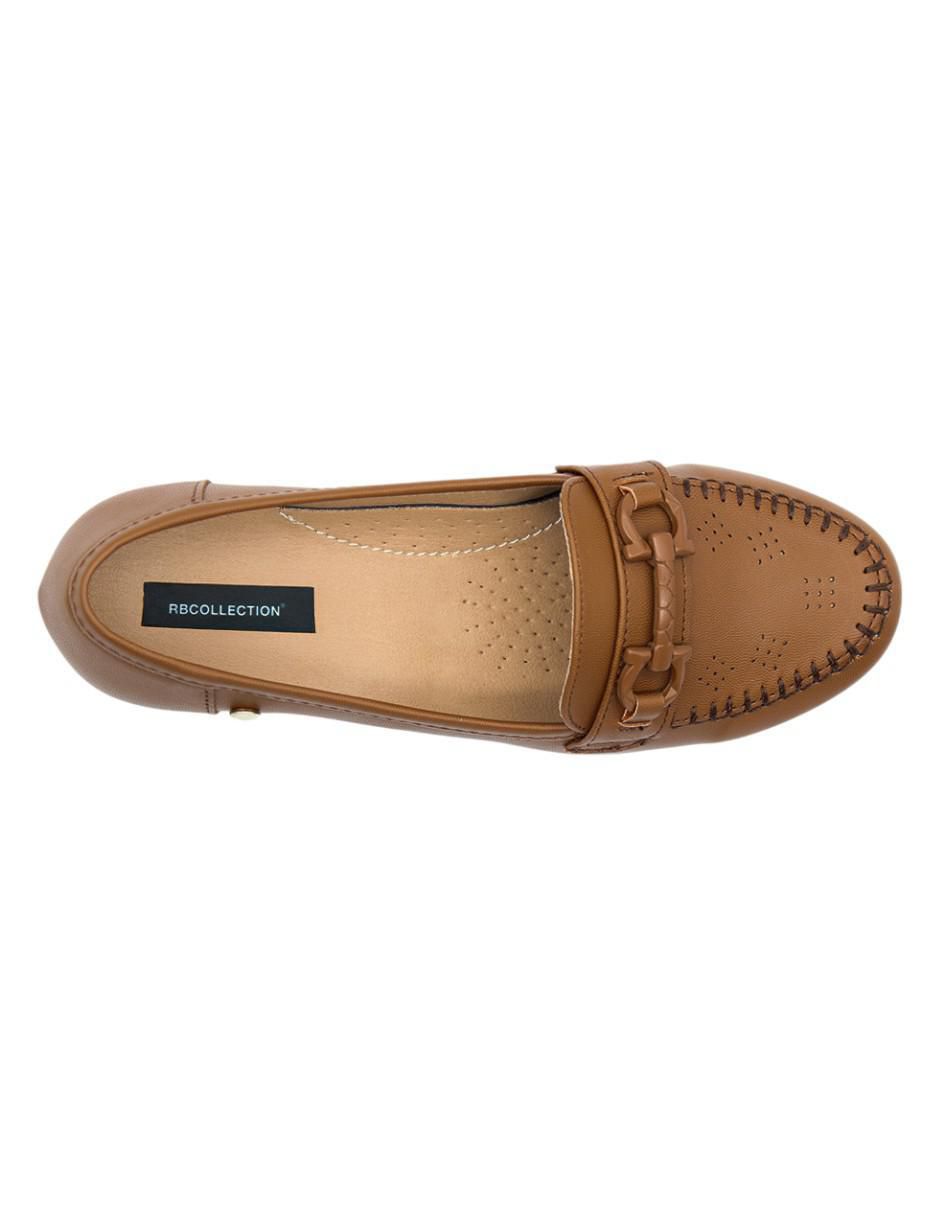 Mocasín Rbvegano de piel para mujer 2