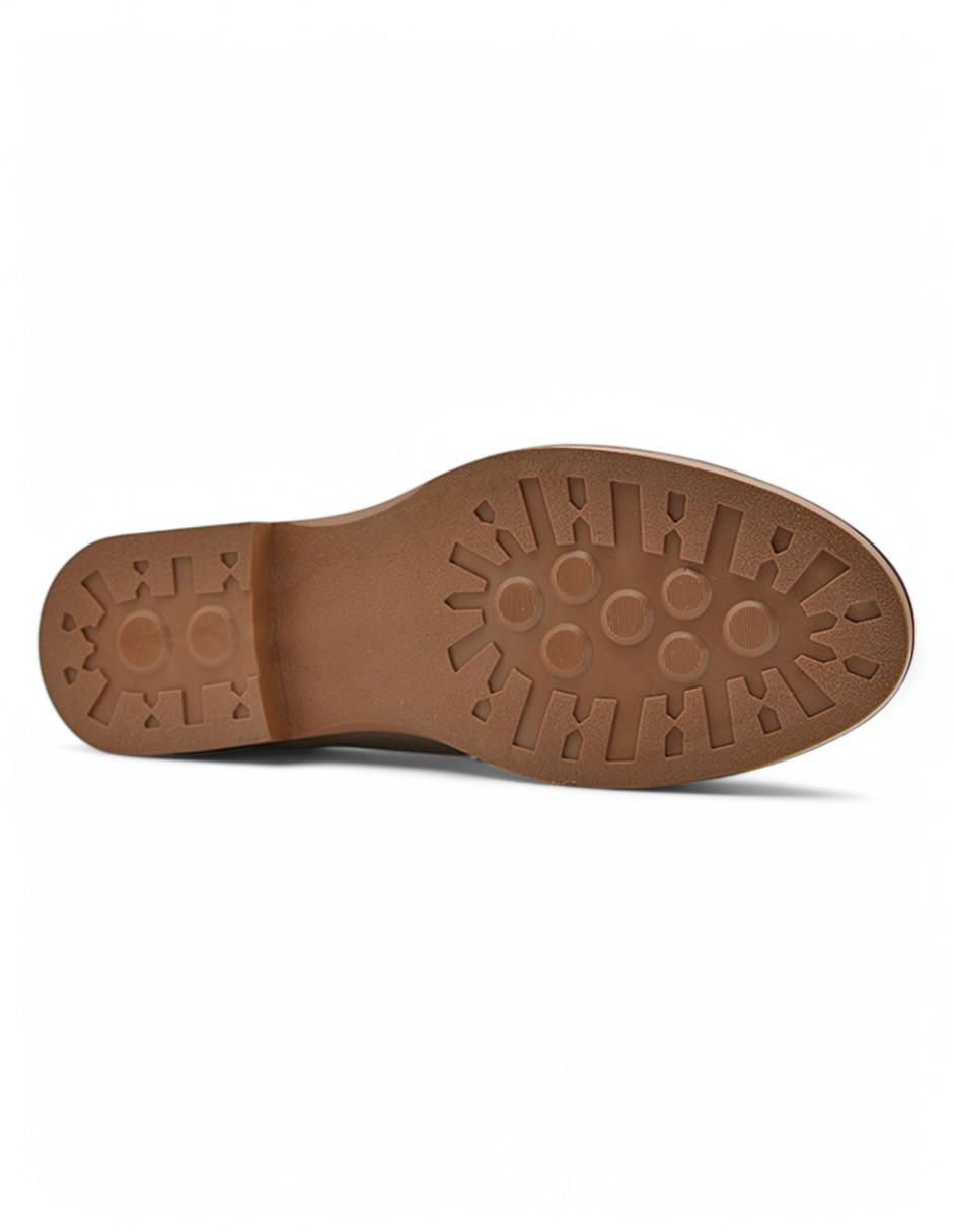 Mocasín rbvegano de piel para mujer