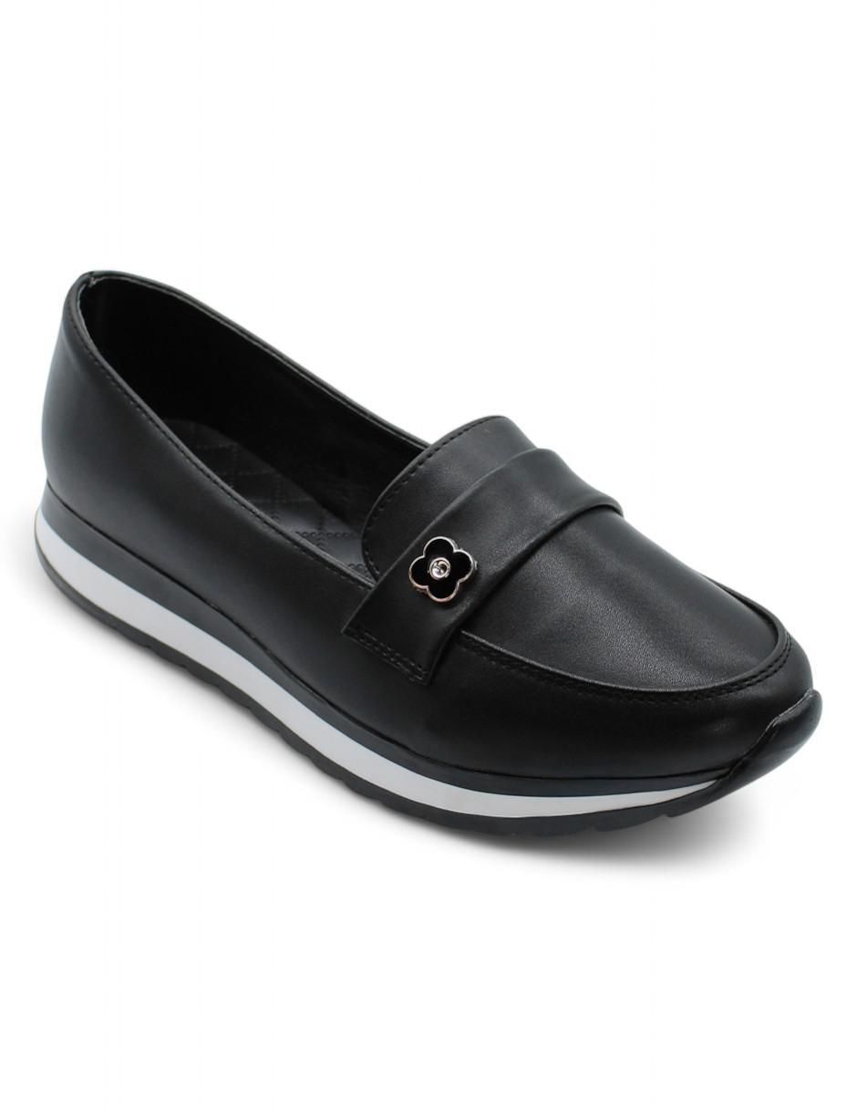 Mocasín Rbvegano de piel para mujer