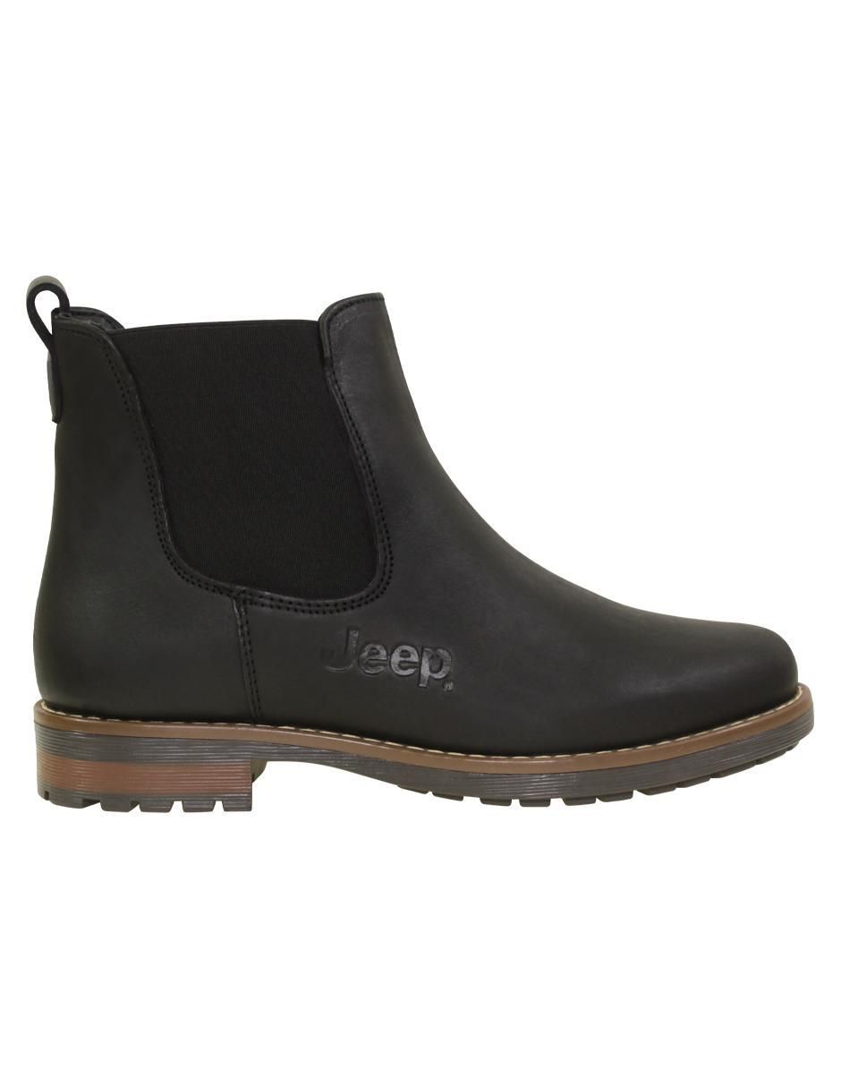 Bota al tobillo Jeep de piel para mujer