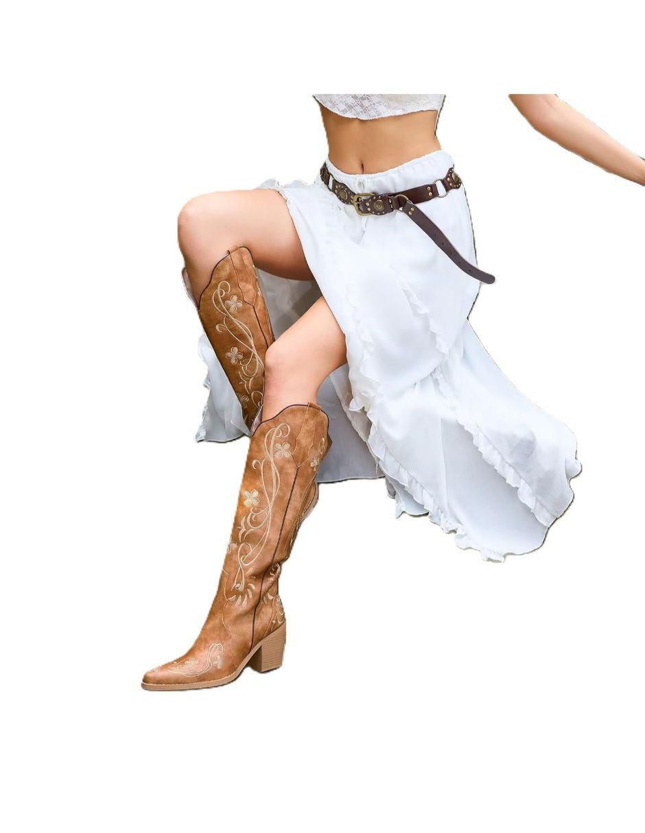 Bota abajo de la rodilla para mujer 4