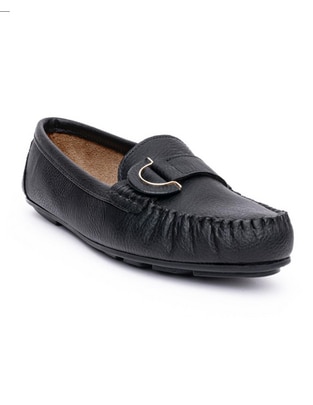 Mocasín de piel para mujer