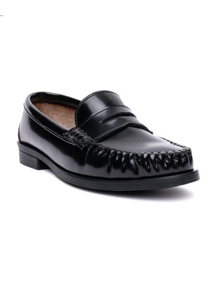 Mocasín de piel para mujer