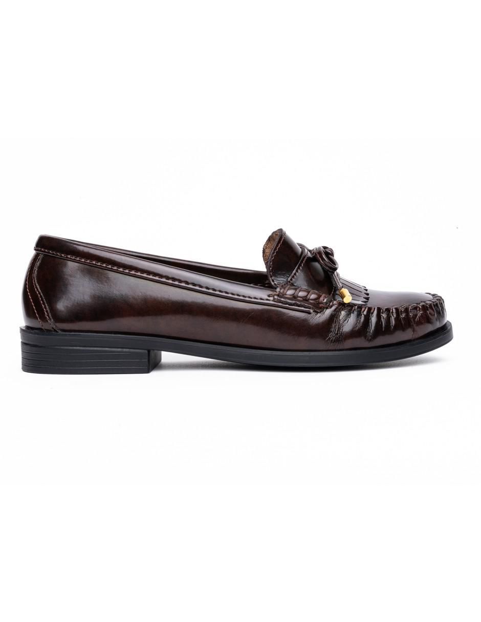 Mocasín Country Lane de piel para mujer