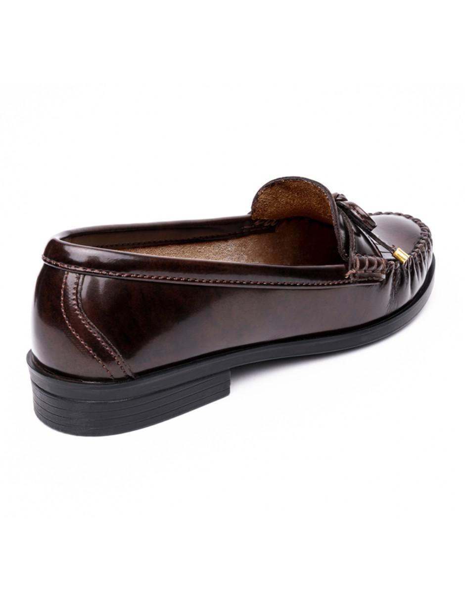 Mocasín Country Lane de piel para mujer