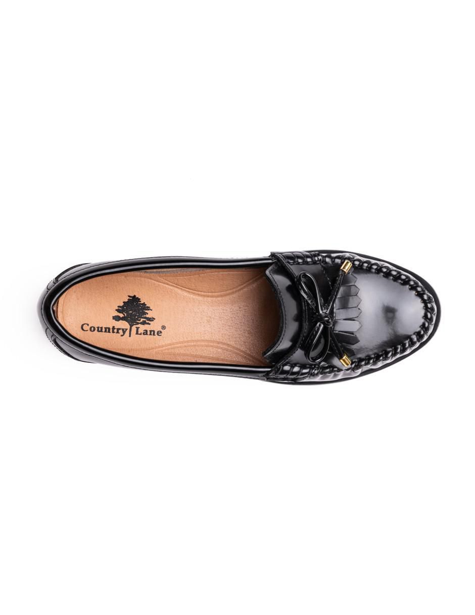 Mocasín Country Lane de piel para mujer