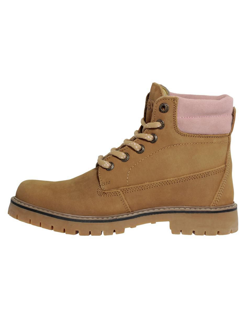 Bota al tobillo Jeep de piel para mujer