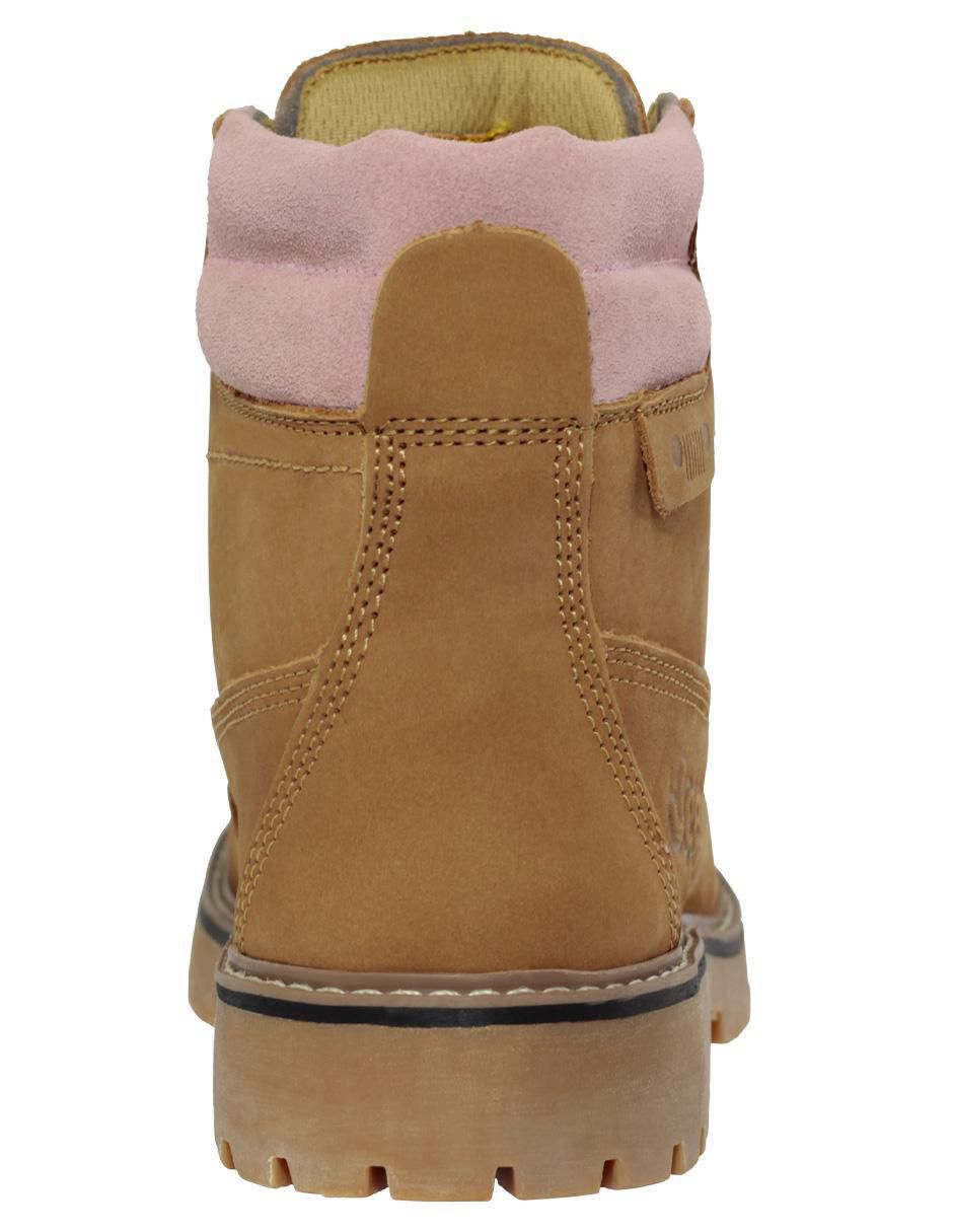 Bota al tobillo Jeep de piel para mujer