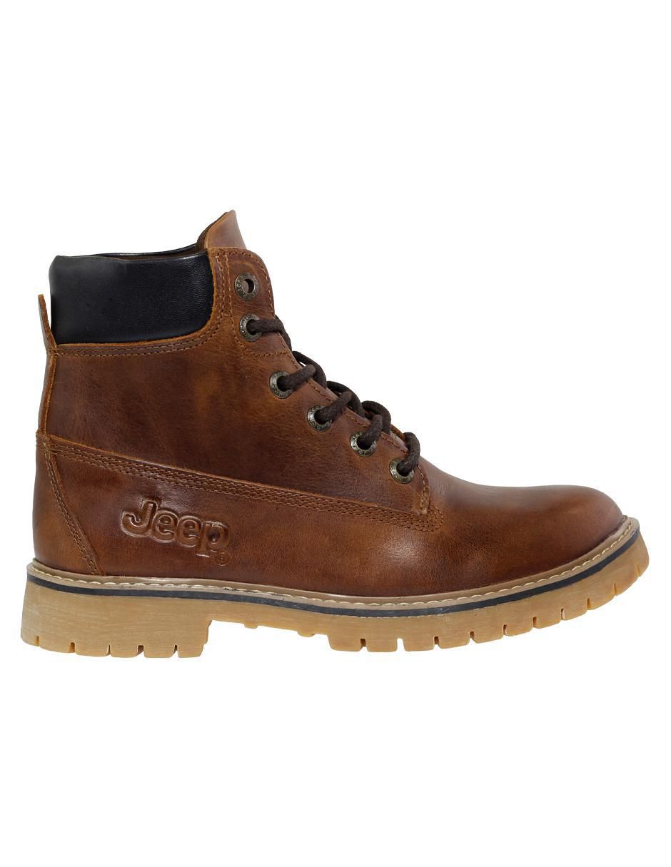 Bota arriba del tobillo Jeep de piel para mujer