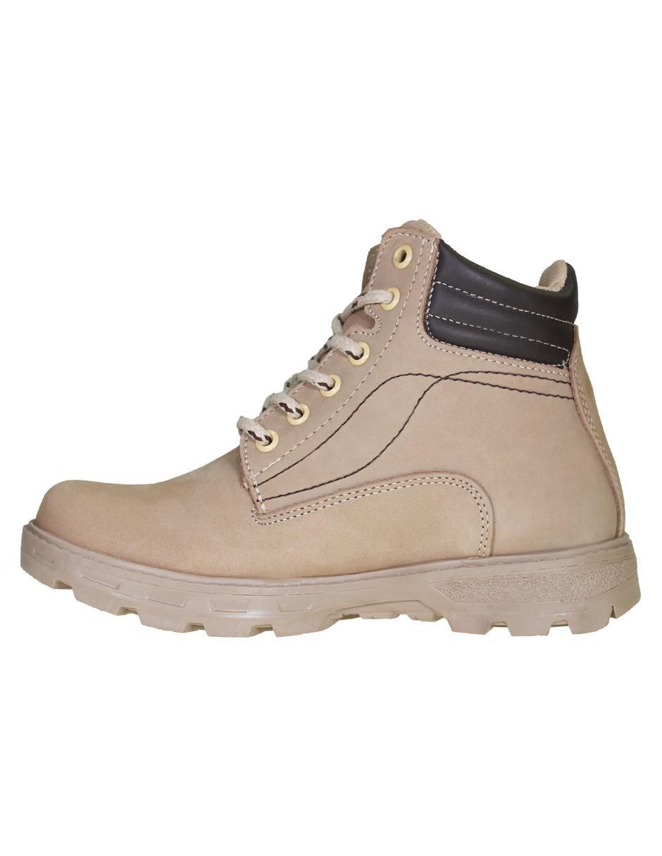 Bota al tobillo Jeep de piel para mujer