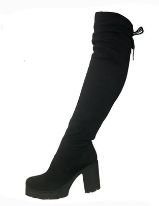 Bota arriba de la rodilla Biker Andromeda para mujer
