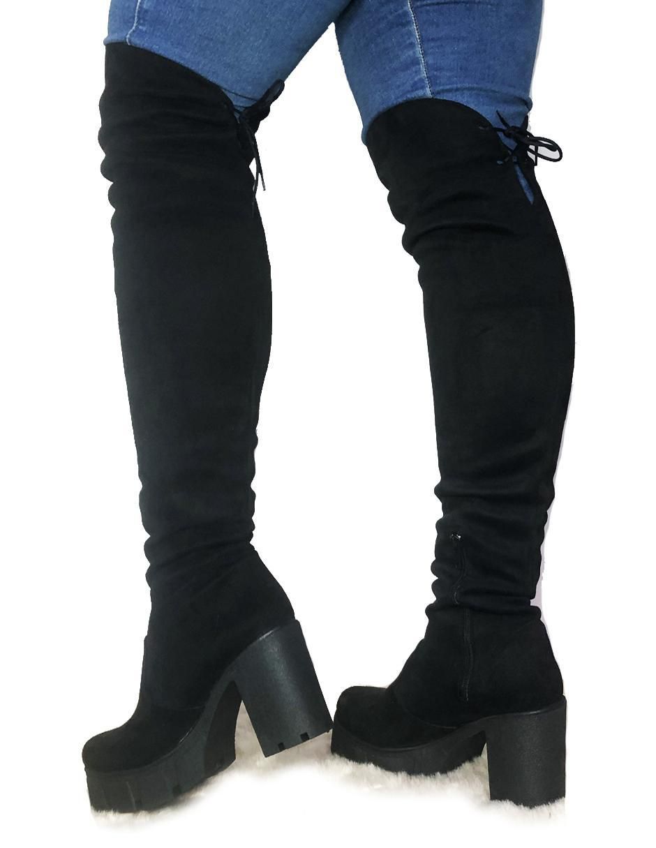 Bota arriba de la rodilla para mujer 5