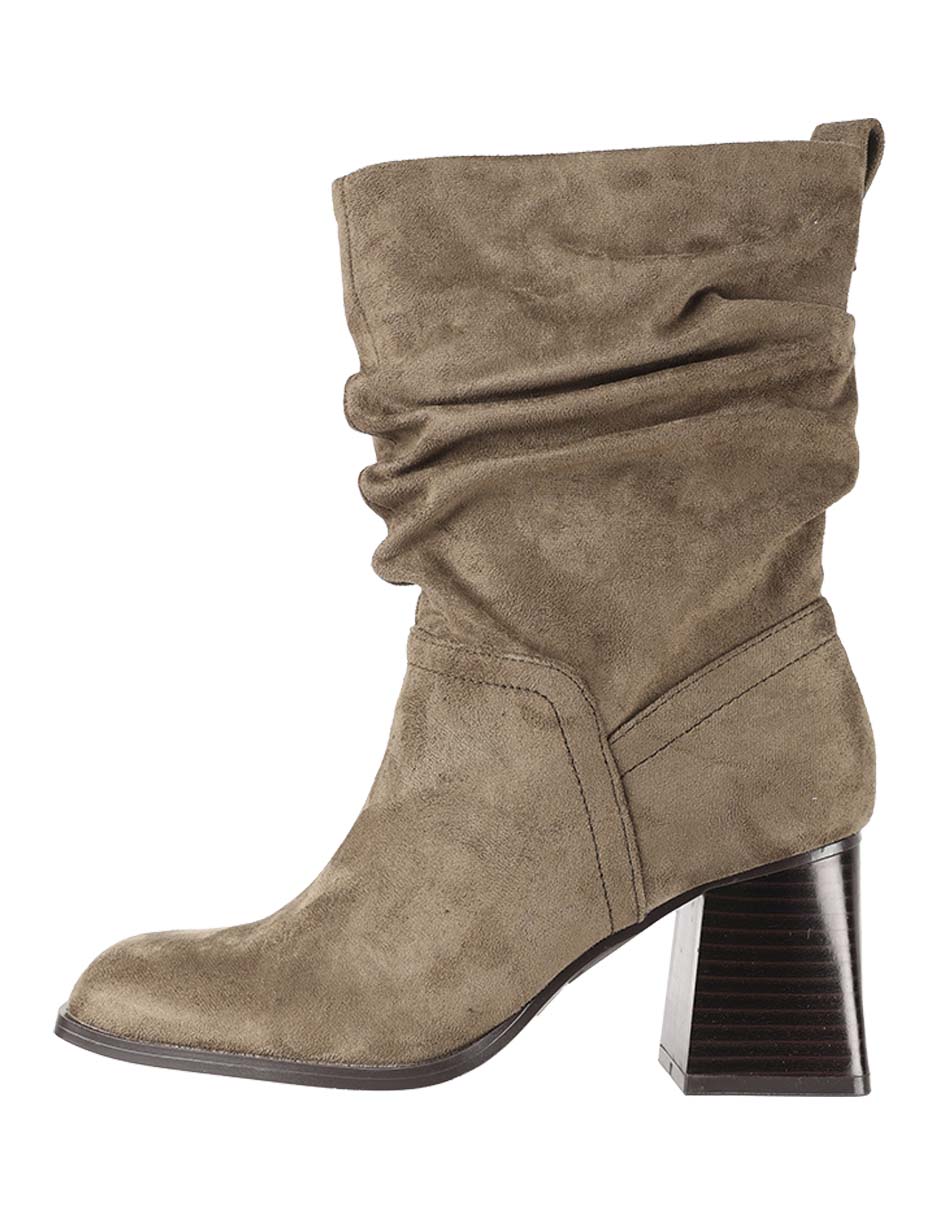 Bota cowboy media pierna Call It Spring para mujer