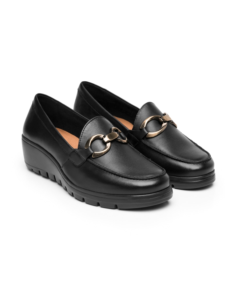 Mocasín de piel para mujer 6
