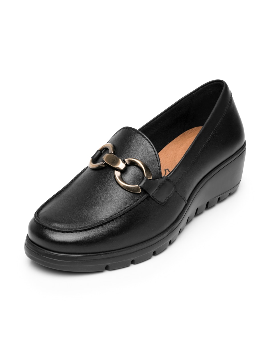Mocasín de piel para mujer 7