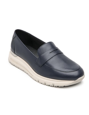 Mocasín de piel para mujer