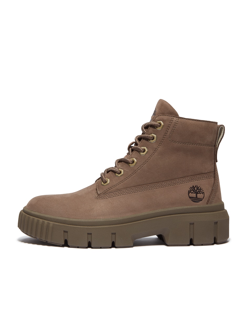 Bota arriba del tobillo de piel para mujer 3