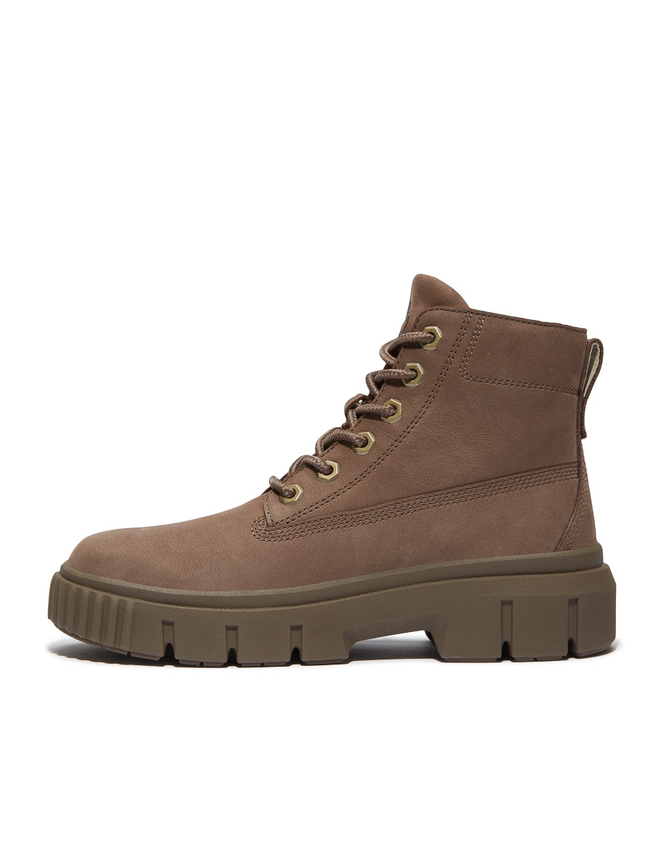 Bota arriba del tobillo de piel para mujer 6