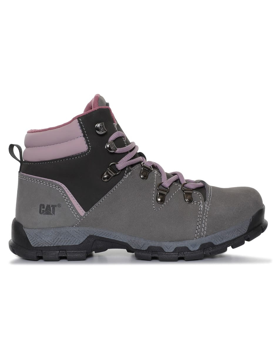 Bota al tobillo Cat de piel para mujer