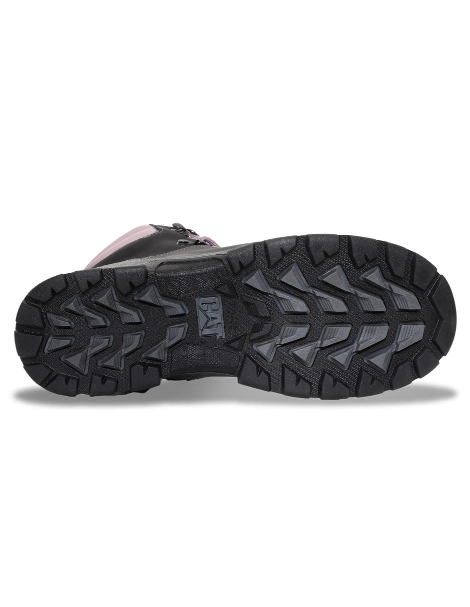 Bota al tobillo Cat de piel para mujer