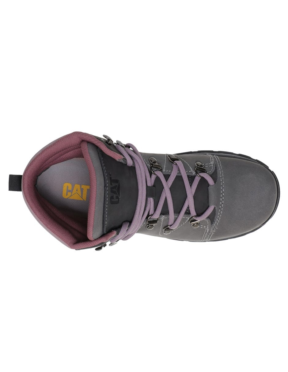 Bota al tobillo Cat de piel para mujer