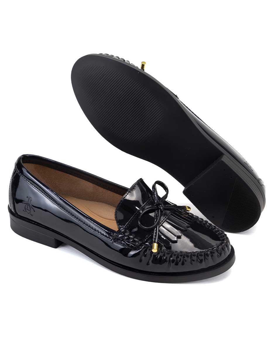 Mocasín Malva de charol para mujer 3