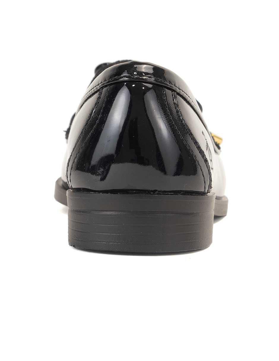 Mocasín Malva de charol para mujer 4