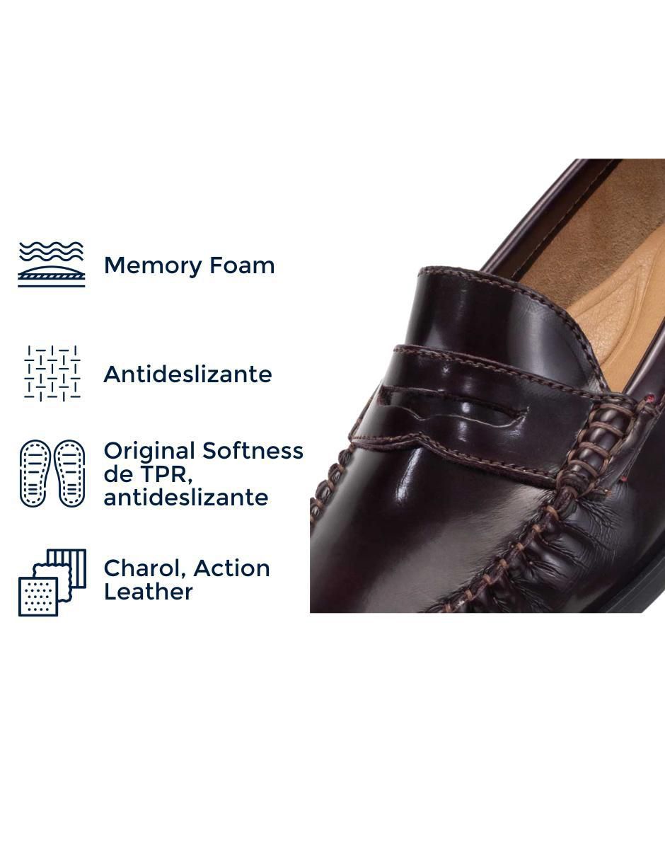 Mocasín Bruna de charol para mujer 5