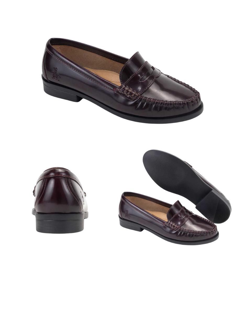Mocasín Bruna de charol para mujer 8