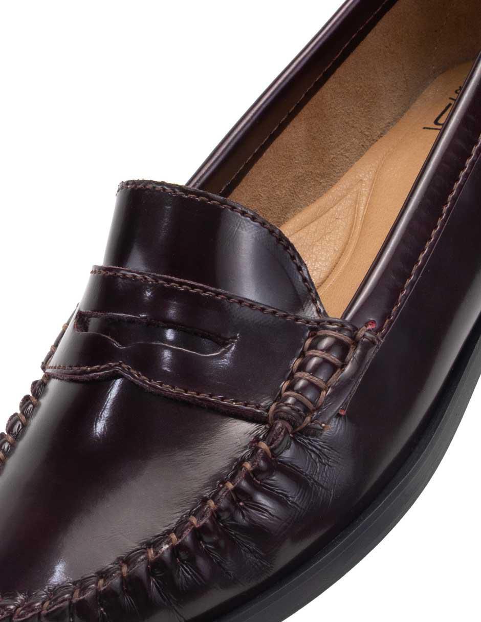Mocasín Bruna de charol para mujer 10