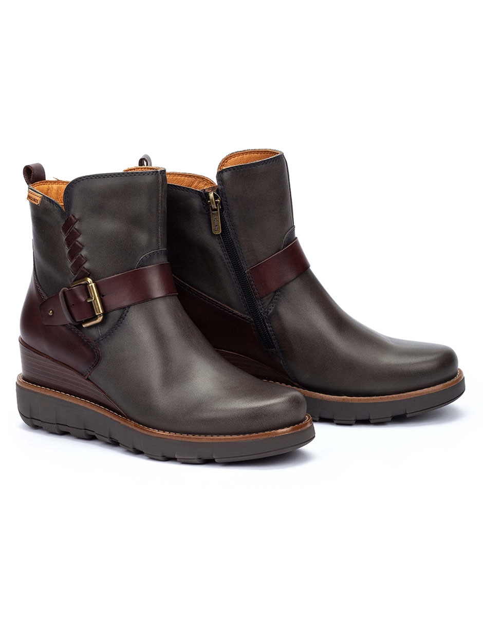 Bota arriba del tobillo Pikolinos de piel para mujer