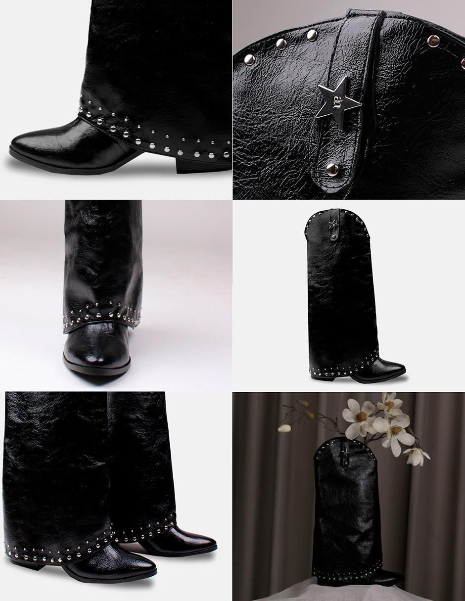 Bota Cowboy media pierna para mujer 10