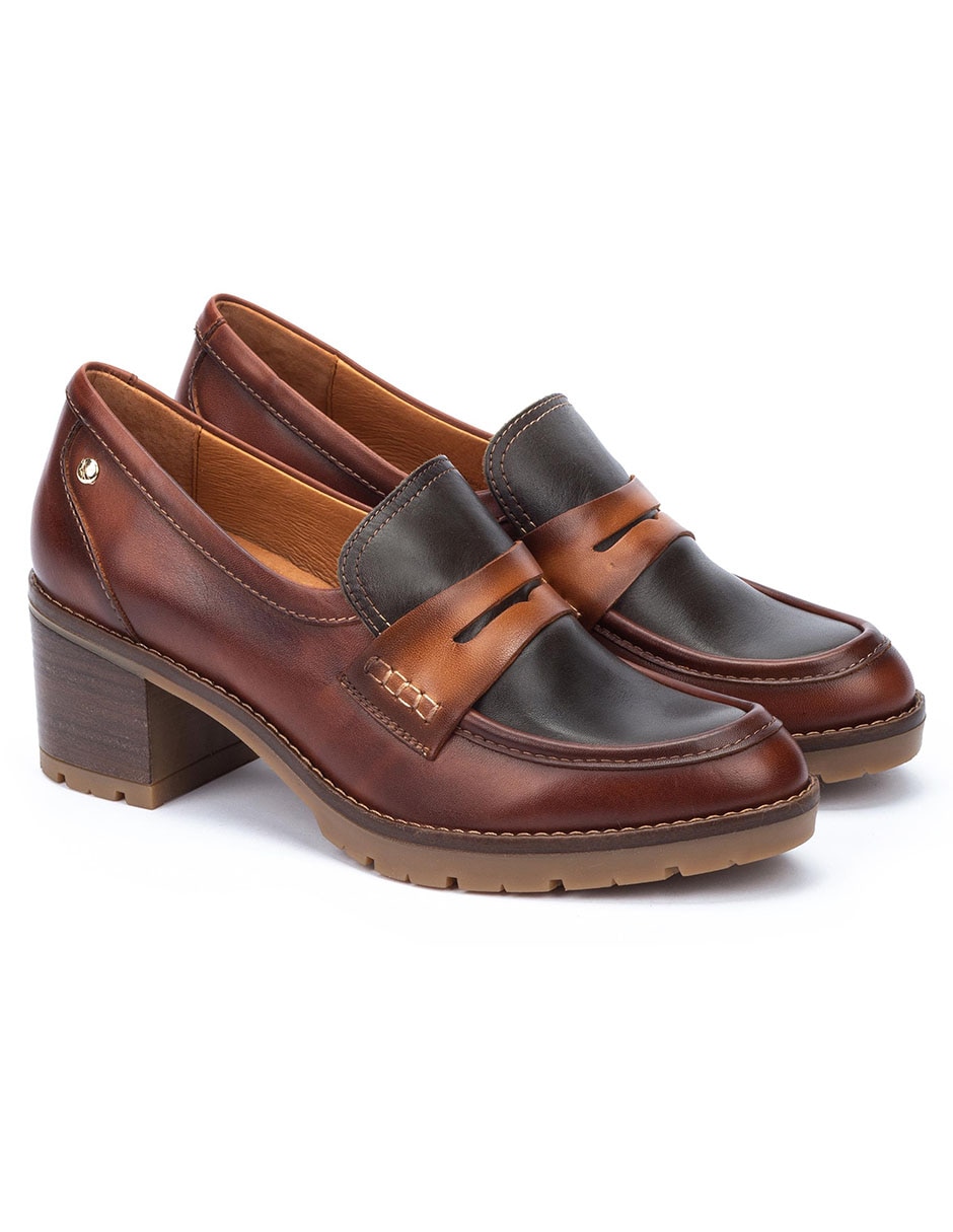Zapatilla de piel llanes 2