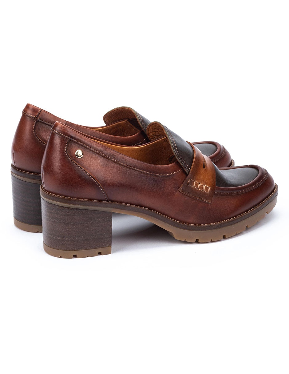 Zapatilla de piel llanes 3