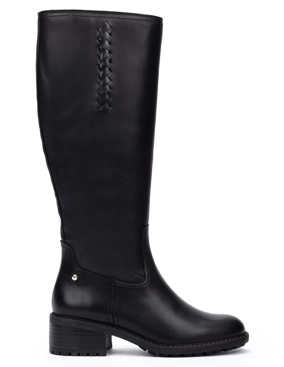 Bota a la rodilla medina de piel para mujer Bota a la rodilla medina de piel para mujer