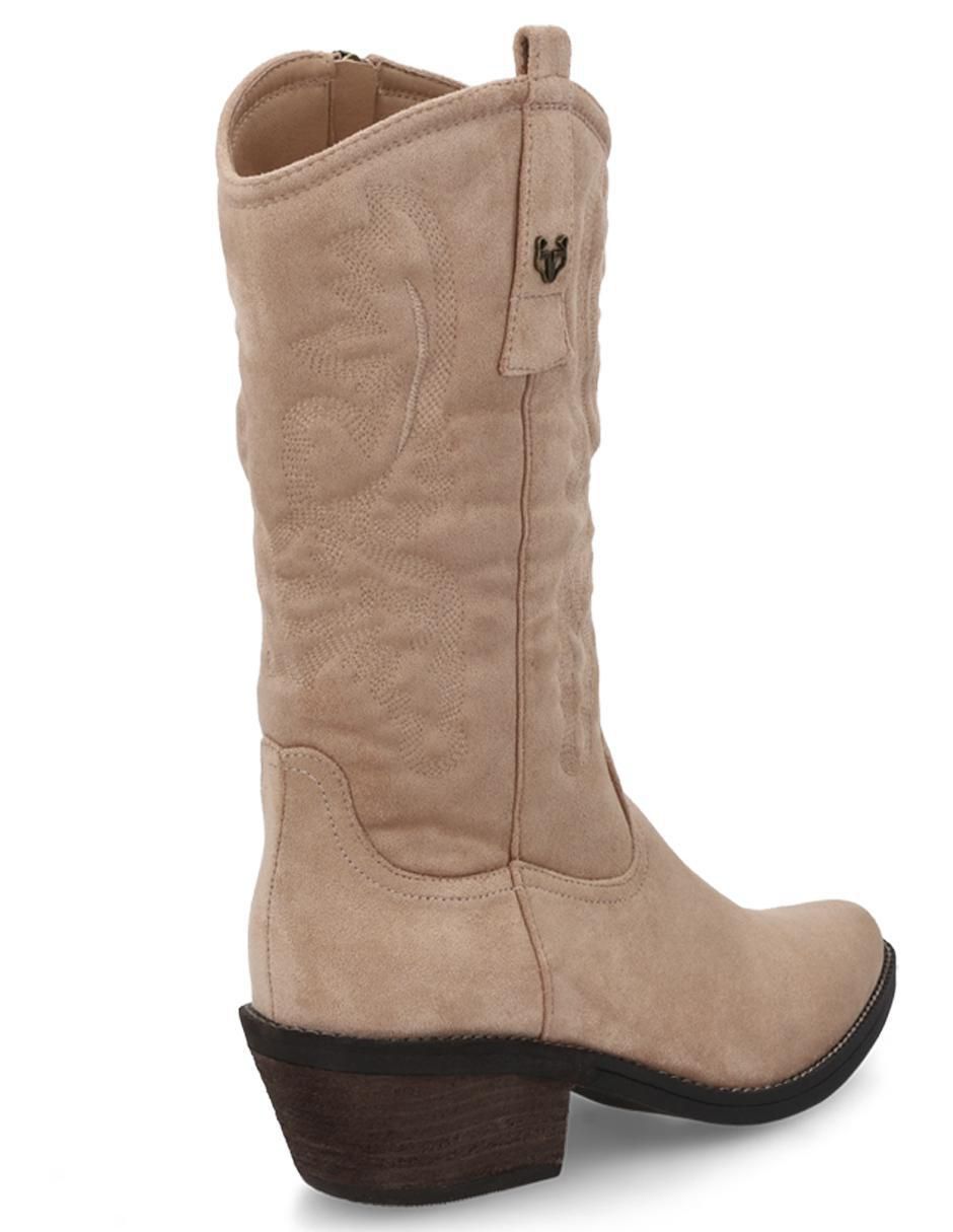 Bota cowboy media pierna Gotta para mujer