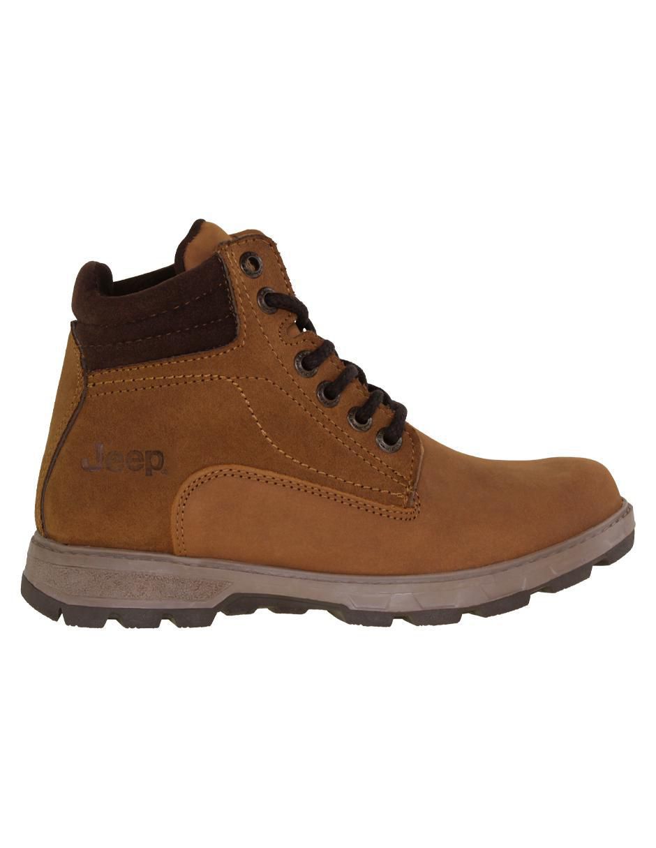 Bota arriba del tobillo Jeep de piel para mujer