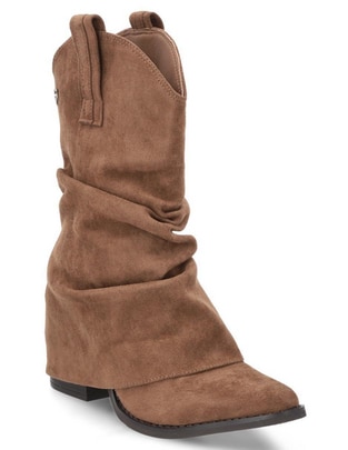 Bota cowboy arriba del tobillo para mujer