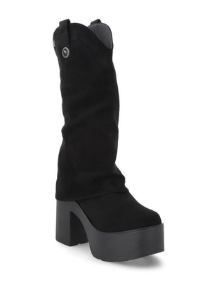 Bota media pierna para mujer